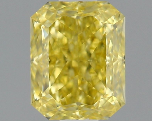 0.81 carat Fancy Intense Yellow-VVS1 Natūralus Radiant Deimantas (1)
