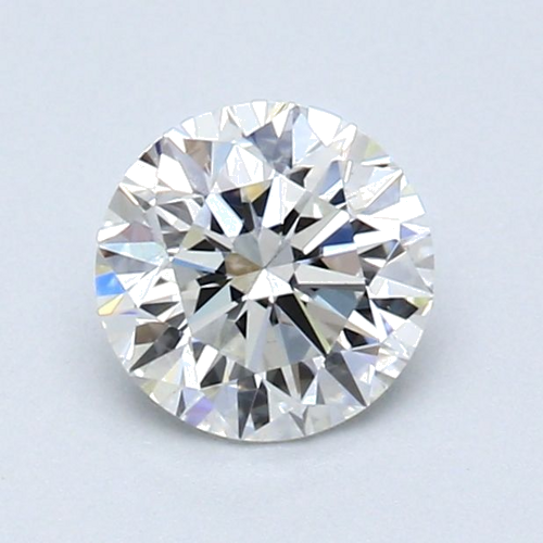 0.84 carat F-SI1 Very Good cut Natūralus Round Deimantas (1)