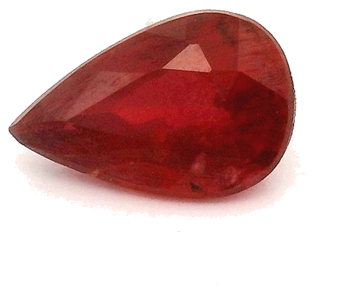 0.33 carat RED Pear Rubinas (1)