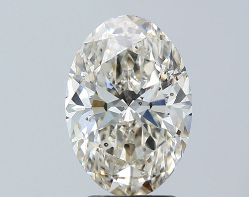 3.01 carat K-SI1 Natūralus Oval Deimantas (1)