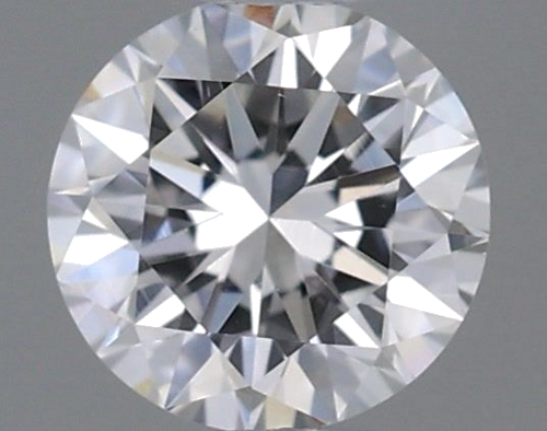0.2 carat F-VVS2 Very Good cut Natūralus Round Deimantas (1)