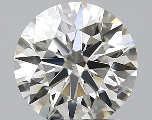 0.52 carat K-IF Excellent cut Natūralus Round Deimantas (1)
