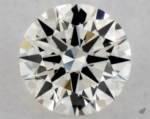 0.33 carat K-IF Excellent cut Natūralus Round Deimantas (1)