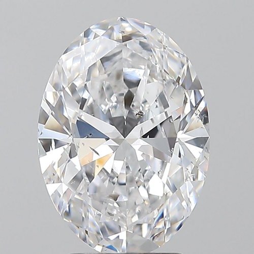 3.01 carat D-SI2 Natūralus Oval Deimantas (1)