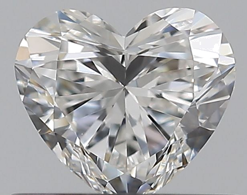 0.5 carat F-VS1 Natūralus Heart Deimantas (1)