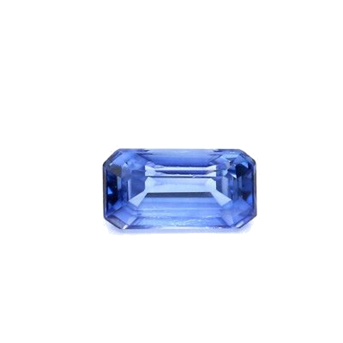 2.11 carat BLUE STEP cut Octagonal Safyras (1)