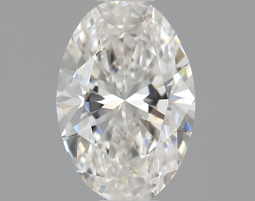 0.5 carat F-VVS2 Natūralus Oval Deimantas (1)