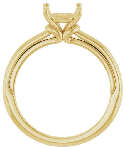 Sužadėtuvių Žiedas „Solitaire“ 14k yellow gold Round 8mm (2)