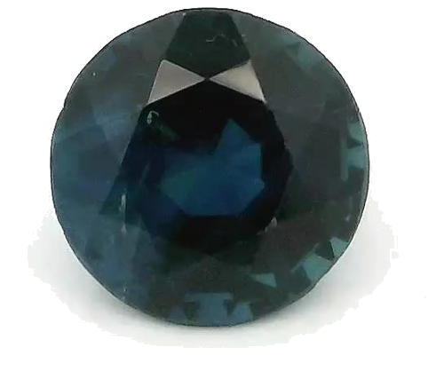 0.54 carat BLUE Round Safyras (1)
