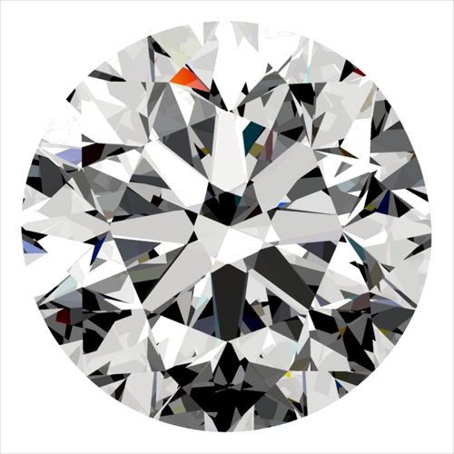 0.3 carat D-VVS2 Very Good cut Natūralus Round Deimantas (1)
