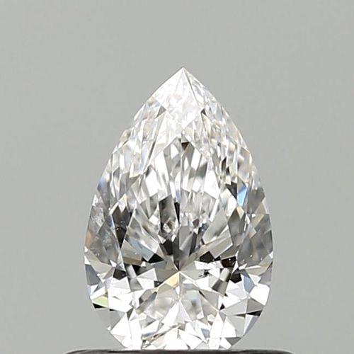 0.5 carat D-SI1 Natūralus Pear Deimantas (1)
