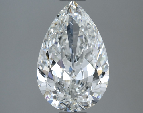 2.02 carat F-VS1 Natūralus Pear Deimantas (1)