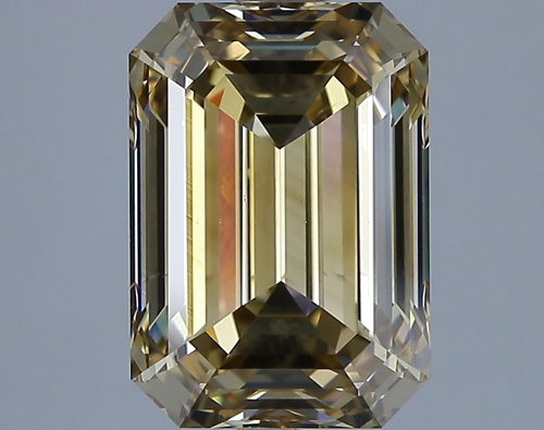 3.42 carat Fancy Yellowish Brown-SI1 Natūralus Emerald Deimantas (1)