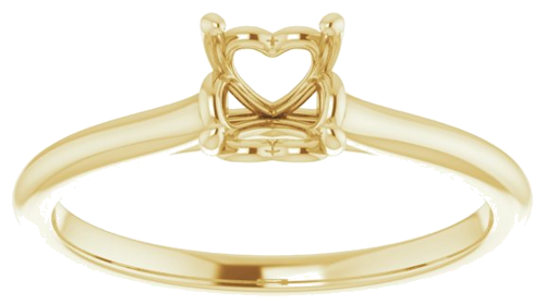 Sužadėtuvių Žiedas „Solitaire“ 18k yellow gold Round 5.5mm (3)