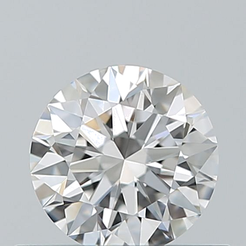 0.5 carat F-VVS2 Excellent cut Natūralus Round Deimantas (1)