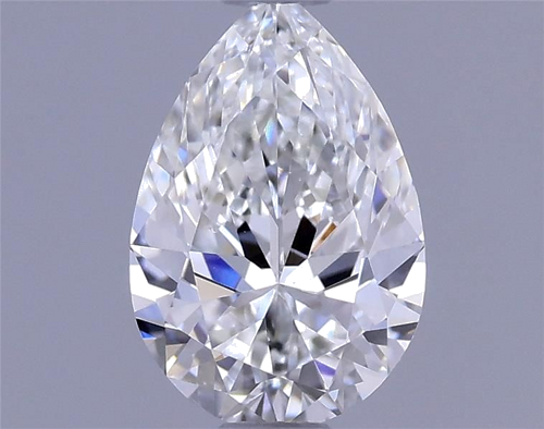 0.51 carat G-SI1 Natūralus Pear Deimantas (1)