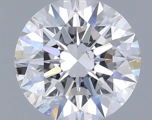 0.43 carat F-SI1 Excellent cut Natūralus Round Deimantas (1)