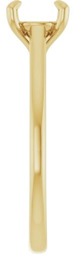 Sužadėtuvių Žiedas „Claw-Prong Solitaire“ 10k yellow gold Round 6.5mm (4)