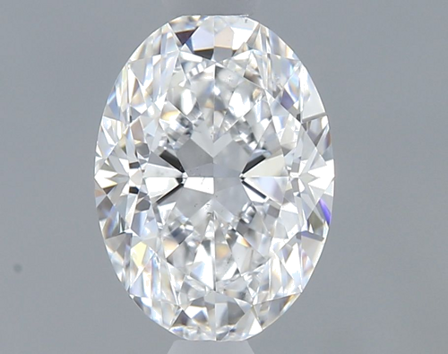 0.7 carat D-SI1 Natūralus Oval Deimantas (1)
