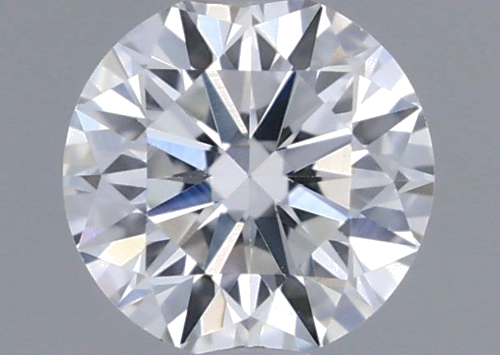 0.19 carat F-VVS2 Excellent cut Natūralus Round Deimantas (1)