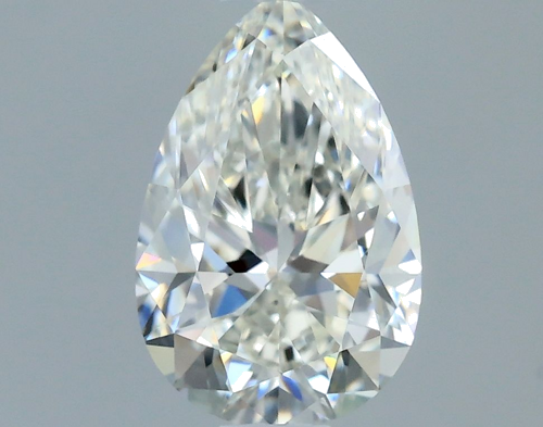 0.52 carat H-VVS1 Natūralus Pear Deimantas (1)