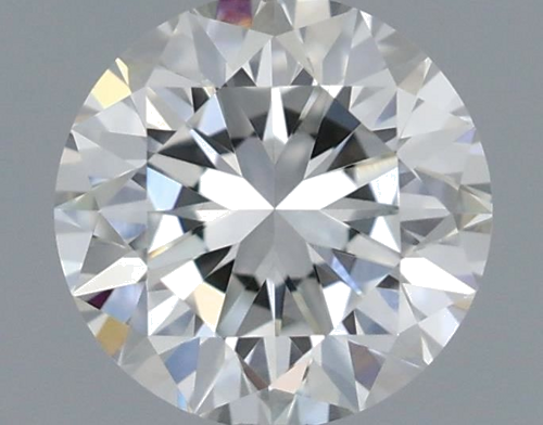 0.5 carat H-VVS1 GD cut Natūralus Round Deimantas (1)