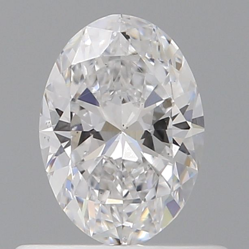 0.5 carat D-VS2 Natūralus Oval Deimantas (1)