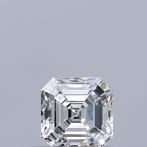 0.32 carat D-IF Natūralus Asscher Deimantas (1)