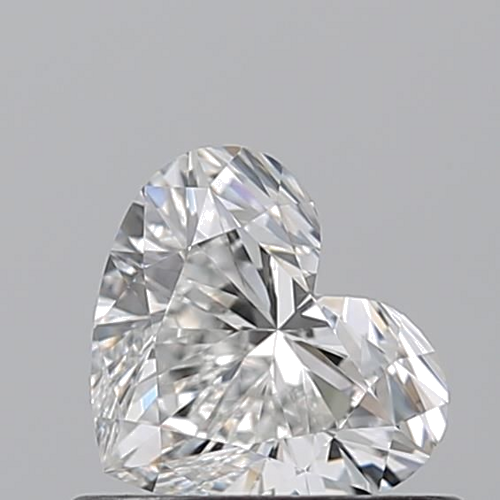 0.52 carat G-VVS2 Natūralus Heart Deimantas (1)