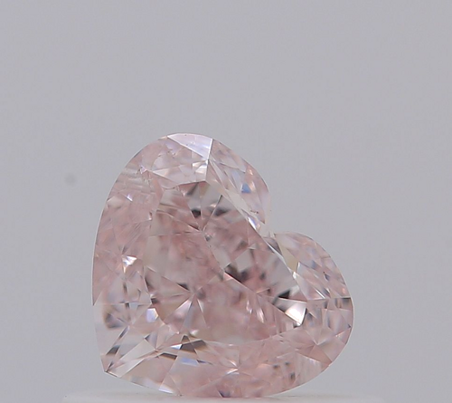 0.5 carat Fancy Light Pink-SI1 Natūralus Heart Deimantas (1)