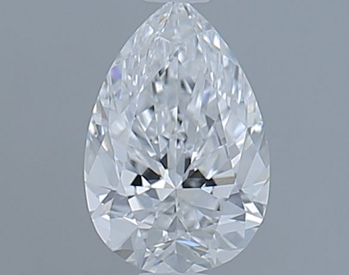 0.5 carat E-VS1 Natūralus Pear Deimantas (1)