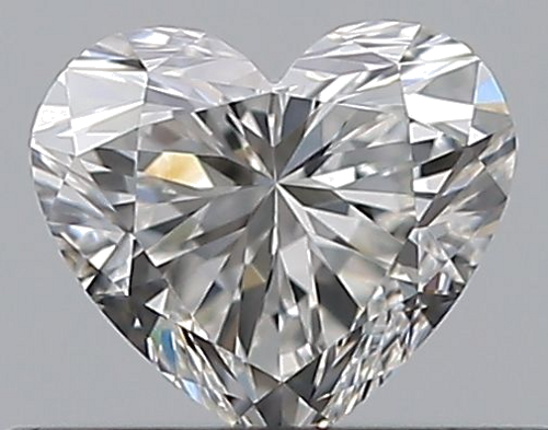 0.31 carat F-VVS1 Natūralus Heart Deimantas (1)