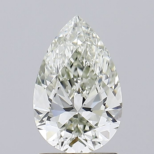 1.52 carat K-VVS1 Natūralus Pear Deimantas (1)