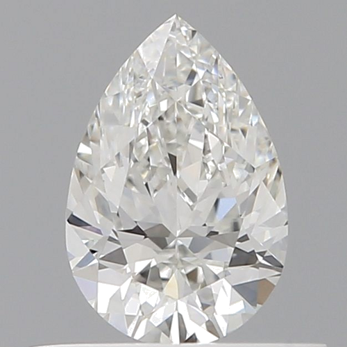 0.5 carat G-IF Natūralus Pear Deimantas (1)