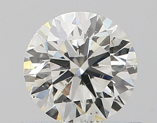 0.59 carat G-SI1 Excellent cut Natūralus Round Deimantas (1)