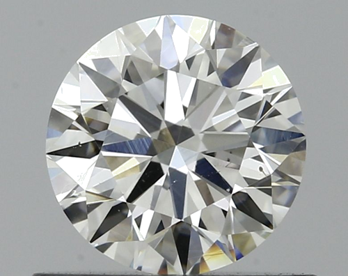 0.57 carat F-SI1 Excellent cut Natūralus Round Deimantas (1)