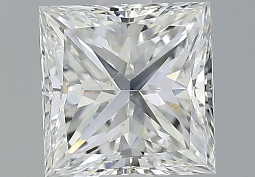 1.7 carat G-SI1 Natūralus Princess Deimantas (1)