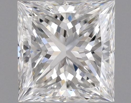 0.44 carat E-VVS2 Natūralus Princess Deimantas (1)