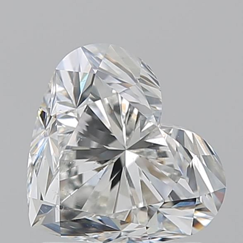 1.7 carat H-SI1 Natūralus Heart Deimantas (1)