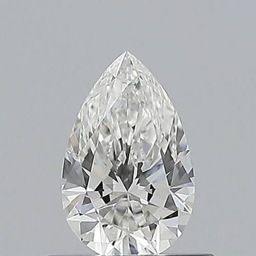0.5 carat F-VVS1 Natūralus Pear Deimantas (1)