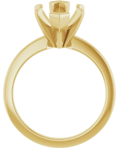 Sužadėtuvių Žiedas 14k yellow gold Marquise 16mm x 8mm (2)