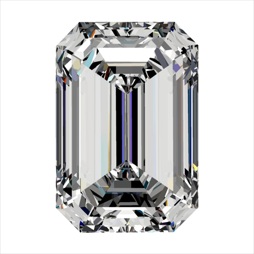 0.4 carat D-VS1 Natūralus Emerald Deimantas (1)