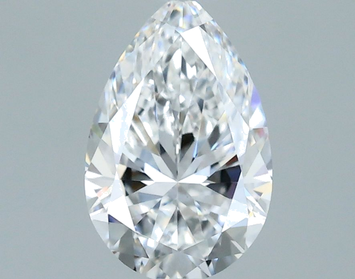 0.7 carat D-VS1 Natūralus Pear Deimantas (1)