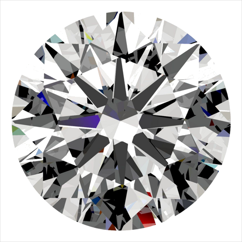 0.3 carat E-VS1 Excellent cut Natūralus Round Deimantas (1)