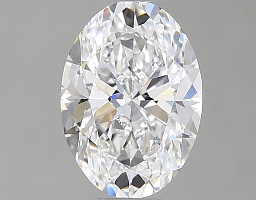 0.59 carat E-VS2 Natūralus Oval Deimantas (1)