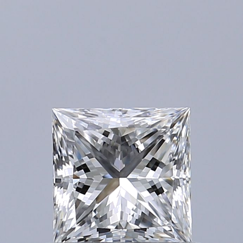 0.53 carat D-VS1 Natūralus Princess Deimantas (1)