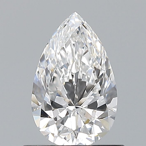 0.7 carat D-IF Natūralus Pear Deimantas (1)