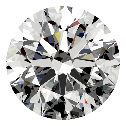 0.3 carat D-VS1 Excellent cut Natūralus Round Deimantas (1)