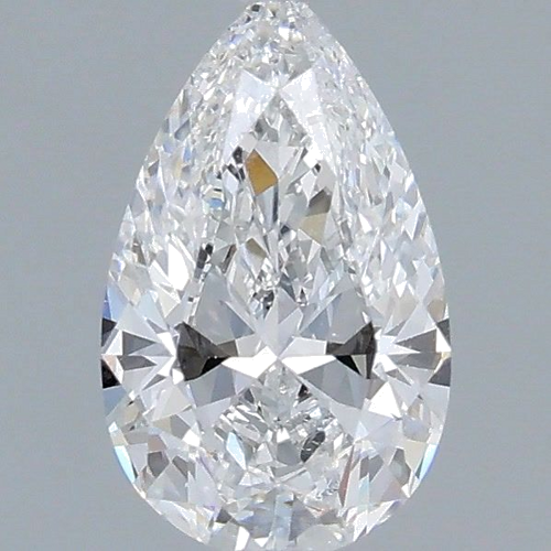 0.61 carat E-VS2 Natūralus Pear Deimantas (1)