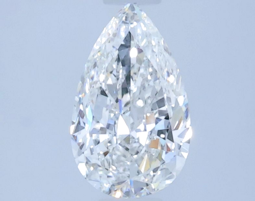 0.5 carat F-VS1 Natūralus Pear Deimantas (1)